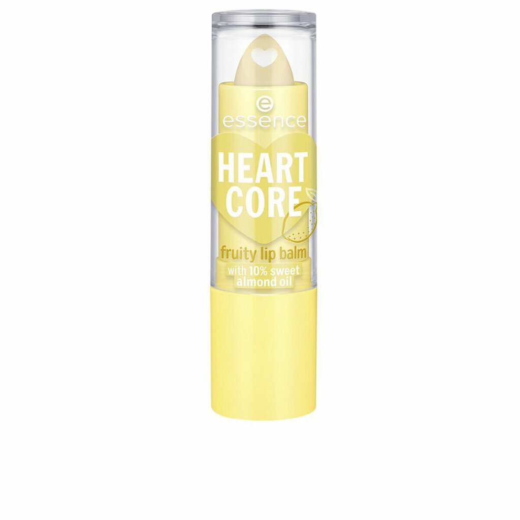 Värviline huulepalsam Essence Heart Core Nº 04-lucky lemon 3 g hind ja info | Huulepulgad, -läiked, -palsamid, vaseliin | kaup24.ee