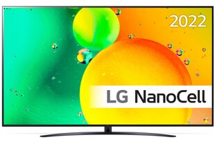 LG 75NANO766QA цена и информация | Телевизоры | kaup24.ee
