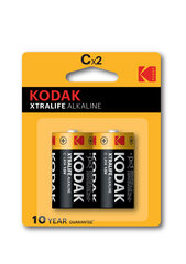 Элементы Kodak Xtralife Alk C-Cell, 2 шт. цена и информация | Батарейки | kaup24.ee