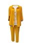 Kolmeosaline pükskostüüm naistele Sima 99, kollane цена и информация | Naiste kostüümid | kaup24.ee
