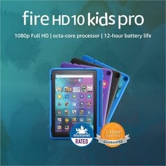 Amazon Fire HD 10 32GB Kids Pro, черный цена и информация | Tahvelarvutid | kaup24.ee