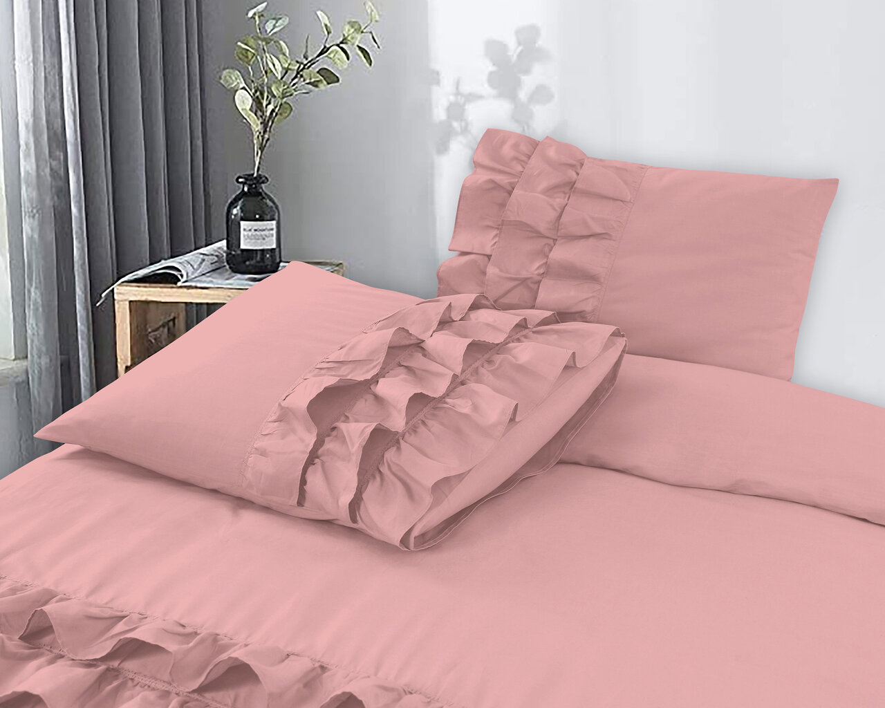 Dream House Cyprus voodipesukomplekt 140x220cm, vanaroosa hind ja info | Voodipesukomplektid | kaup24.ee