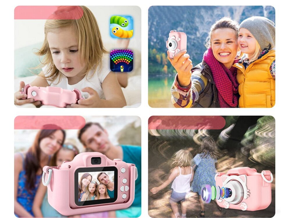 Verk Group Kids, roosa hind ja info | Fotoaparaadid | kaup24.ee