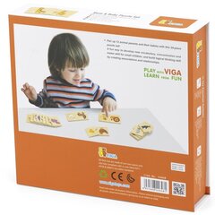 Puidust pusle Viga Animals, 24 tk цена и информация | Развивающие игрушки | kaup24.ee
