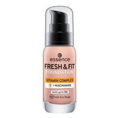 Основа-крем для макияжа Essence Fresh & Fit 40-fresh sun beige цена и информация | Пудры, базы под макияж | kaup24.ee