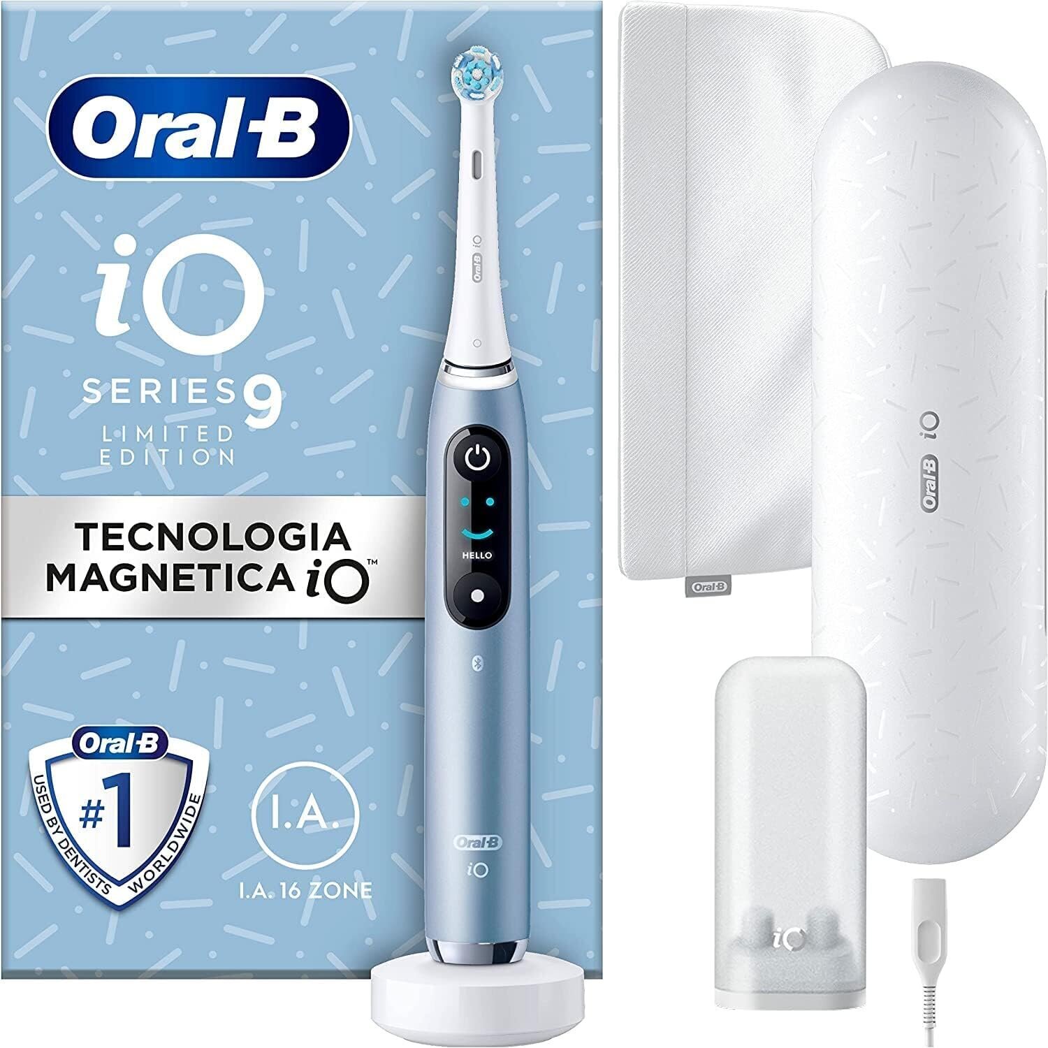 Электрическая зубная щётка Oral-B iO9 Series 9 Special Edition, синяя цена  | kaup24.ee