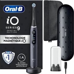 Электрическая зубная щётка Oral-B iO9 Series 9 Special Edition, чёрная цена и информация | Электрические зубные щетки | kaup24.ee