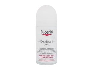 Дезодорант с валиком для чувствительной кожи  EUCERIN pH5 24 ч, 50 мл цена и информация | Дезодоранты | kaup24.ee