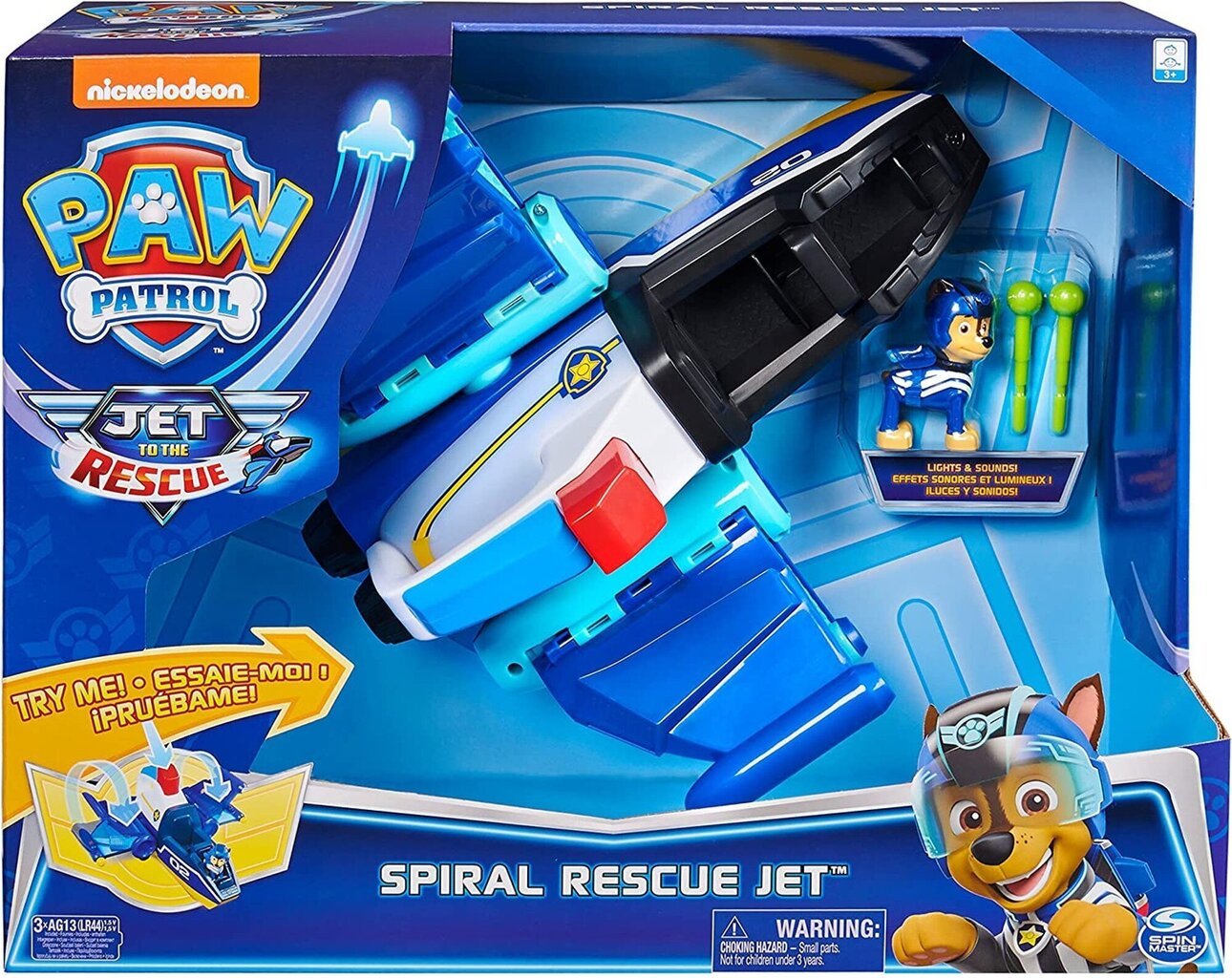 Figuuriga lennuk Deluxe Paw Patrol Chase hind ja info | Poiste mänguasjad | kaup24.ee