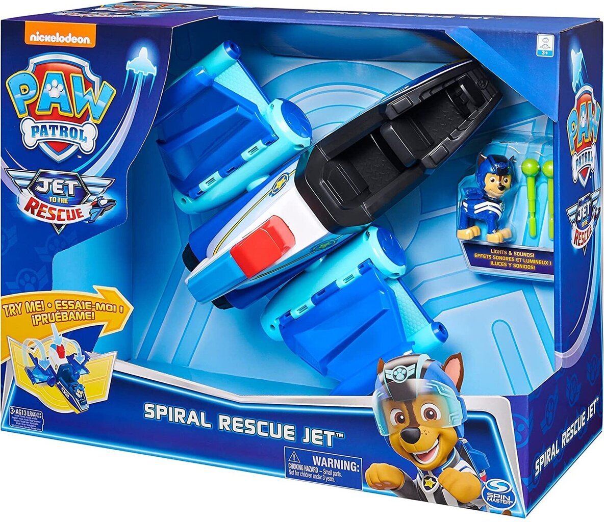 Figuuriga lennuk Deluxe Paw Patrol Chase hind ja info | Poiste mänguasjad | kaup24.ee