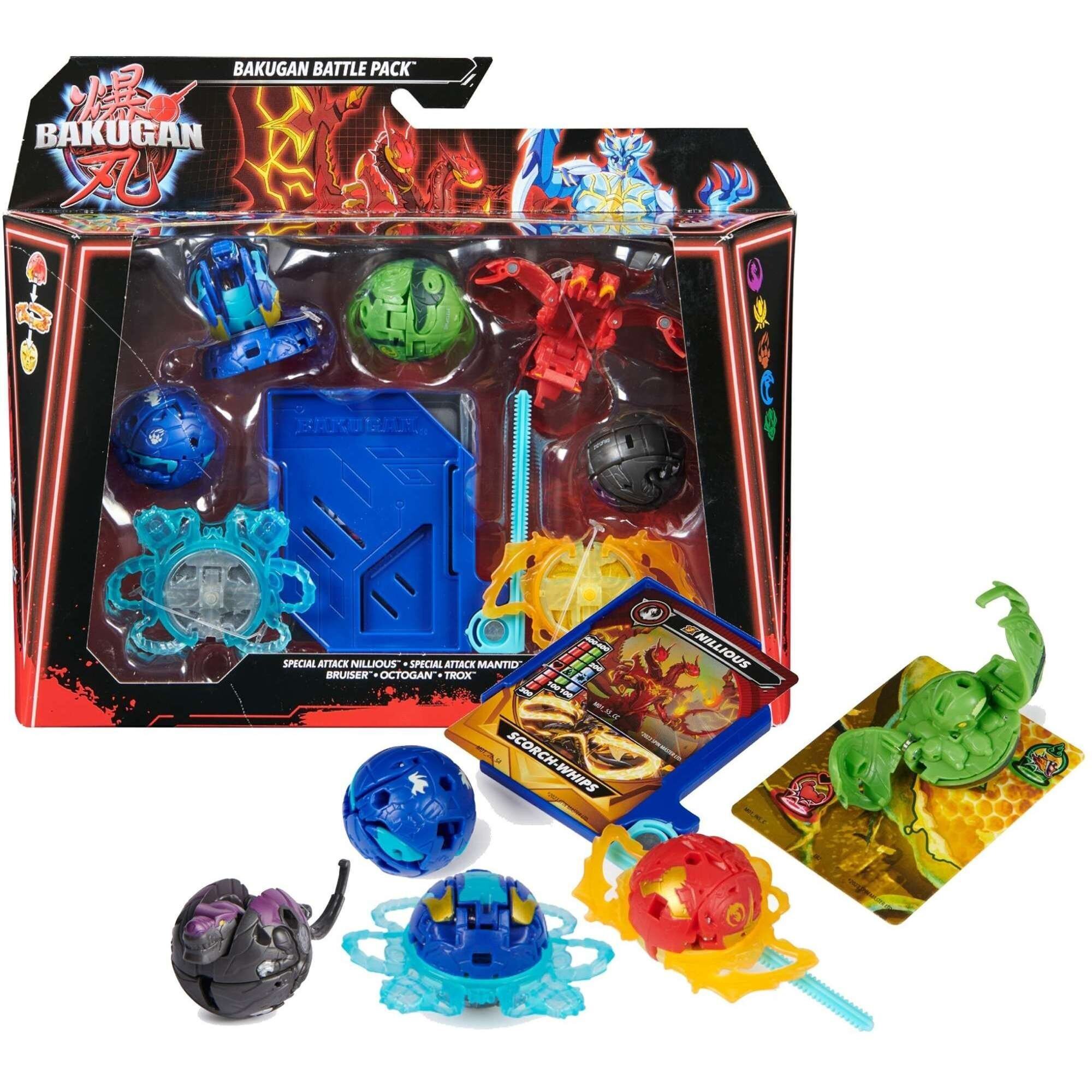 Battle Pack Figuurid Bakugan Nillious i Mantid + Bruiser Octogan Trox цена  | kaup24.ee