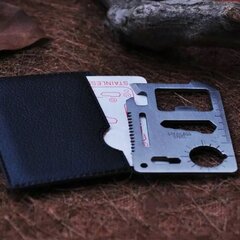 Карта мультитул для выживания Survival Multitool Card цена и информация | Туристические ножи, многофункциональные приборы | kaup24.ee