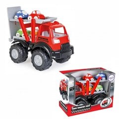 Traktor 4 autoga Power Woopie, 50cm hind ja info | Poiste mänguasjad | kaup24.ee
