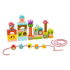 Puidust klotsist pusle hind ja info | Imikute mänguasjad | kaup24.ee
