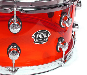 Акриловый сольный барабан Natal Arcadia S-AC-S455-RD1 цена и информация | Ударные инструменты | kaup24.ee