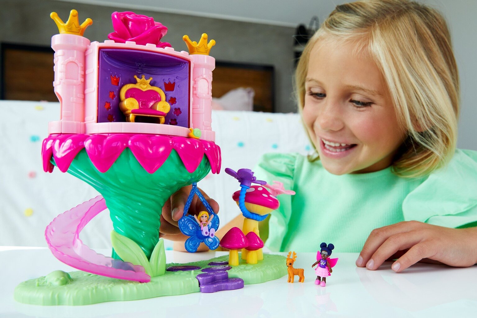 Komplekt Polly Pocket Vikerkaare haldjas funfair15 el. hind ja info | Tüdrukute mänguasjad | kaup24.ee