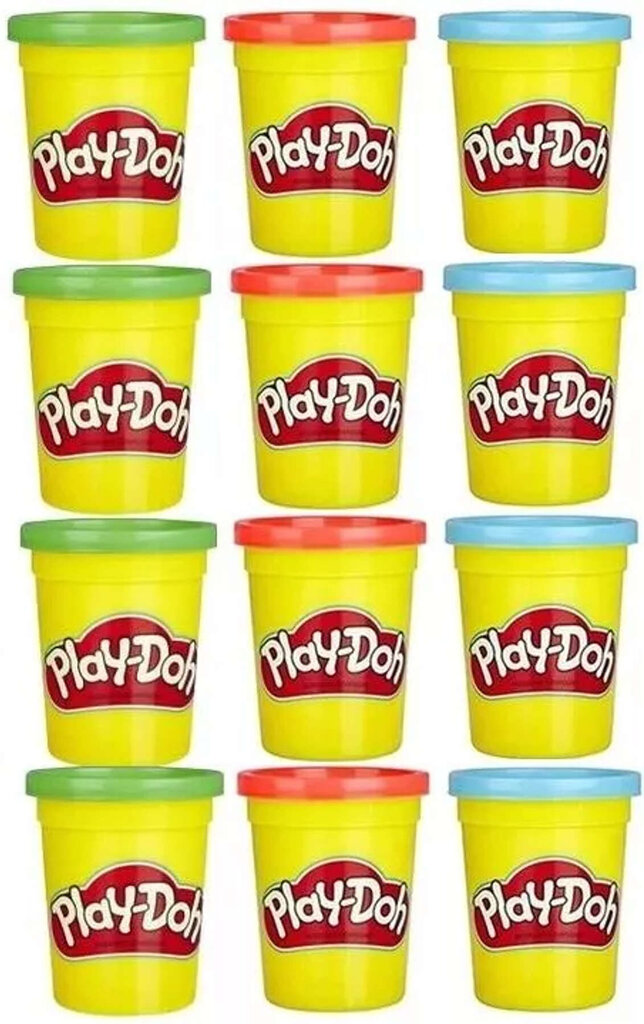 Komplekt 3 kevadist Play-Doh värvi 12 tuubi цена и информация | Kunstitarbed, voolimise tarvikud | kaup24.ee