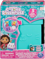 Tickly mini box room Gabby's Dollhouse 5 tükki Cakey Cat hind ja info | Tüdrukute mänguasjad | kaup24.ee