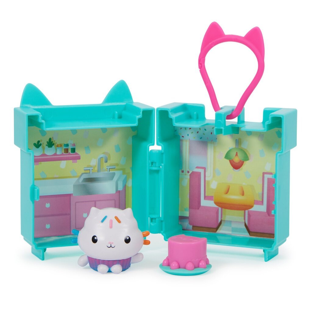 Tickly mini box room Gabby's Dollhouse 5 tükki Cakey Cat hind ja info | Tüdrukute mänguasjad | kaup24.ee