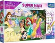 Kahepoolne pusle Super Maxi Disney Happy Princesses 3in1 24 tükki цена и информация | Pusled | kaup24.ee