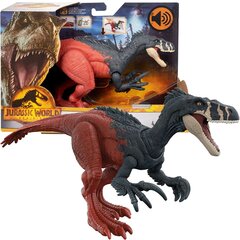 Figuur Dinosaurus Jurassic World Wild Roar Megaraptor koos heliga hind ja info | Poiste mänguasjad | kaup24.ee