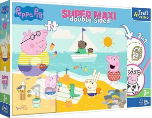 Kahepoolne puzzle Trefl Peppa Pig 24 tükki цена и информация | Пазлы | kaup24.ee