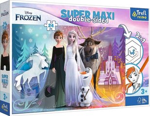 Kahepoolne puzzle Trefl Frozen 24 tükki цена и информация | Пазлы | kaup24.ee