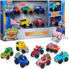 Komplekt Paw Patrol Dino Rescue True Metal 8 sõiduki kinkekomplekt hind ja info | Poiste mänguasjad | kaup24.ee