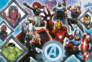 Puzzle Super Shapes XL Ulubieni Avengersi 104 el цена и информация | Пазлы | kaup24.ee
