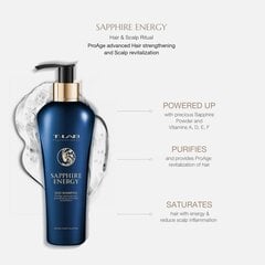 Juuste- ja kehahoolduskomplekt T-Lab Professional Sapphire Energy: šampoon, 300ml + mask, 300ml + luksuslik kehapesu, 300ml + kehakreem, 300ml цена и информация | Средства для укрепления волос | kaup24.ee