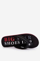 Big zoe big star  for men's black kk174361 KK174361 цена и информация | Мужские шлепанцы, босоножки | kaup24.ee