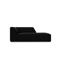 Бархатный правый диван Micadoni Ruby, черный цвет цена и информация | Диваны | kaup24.ee