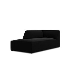 Бархатный левый диван Micadoni Ruby, черный цвет цена и информация | Диваны | kaup24.ee