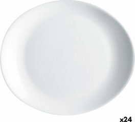 Плоская тарелка Luminarc Friends Time Мясо Белый Cтекло (30 x 26 cm) (24 штук) цена и информация | Посуда, тарелки, обеденные сервизы | kaup24.ee