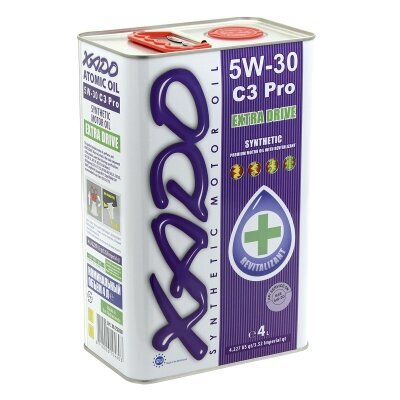 Xado Atomic Oil mootoriõli 5W-30 C3 PRO, 4L hind ja info | Mootoriõlid | kaup24.ee