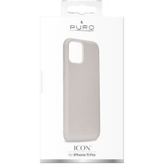 Puro ICON Cover iPhone 11 Pro jasnoszary|light grey IPCX19ICONLGREY цена и информация | Чехлы для телефонов | kaup24.ee