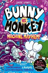 Bunny vs Monkey: Machine Mayhem цена и информация | Книги для подростков и молодежи | kaup24.ee