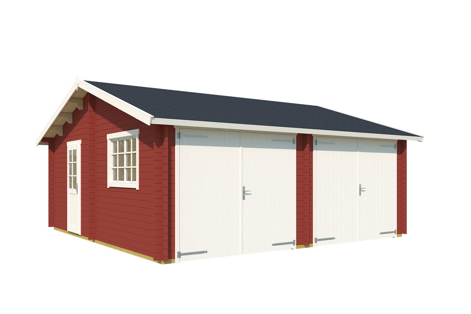 Garaaž Falkland, 32m2, punane hind ja info | Kuurid ja aiamajad | kaup24.ee