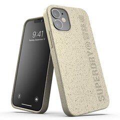 SuperDry Snap iPhone 12 mini Compostable Case piaskowy|sand 42623 цена и информация | Чехлы для телефонов | kaup24.ee