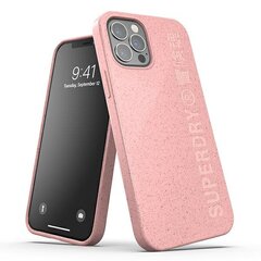 SuperDry Snap iPhone 12|12 Pro Compostab le Case różowy|pink 42621 цена и информация | Чехлы для телефонов | kaup24.ee