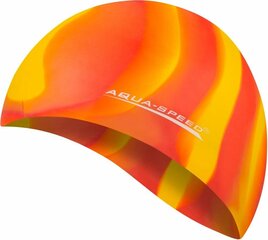 Шапочка для плавания Aqua Speed Bunt, темно красная/желтая цена и информация | Шапки для плавания | kaup24.ee