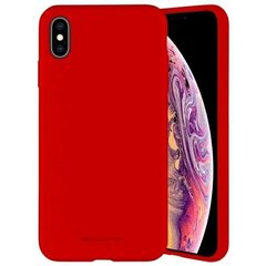 Mercury Silicone Samsung S21+ G996 czerwony|red цена и информация | Чехлы для телефонов | kaup24.ee