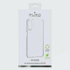 Puro Nude 0.3 Samsung A13 5G A136 przeźroczysty|transparent SGA1303NUDETR цена и информация | Чехлы для телефонов | kaup24.ee