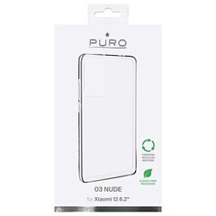 Puro Nude 0.3 Xiaomi 12|12x przeźroczysty|transparent XM1203NUDETR цена и информация | Чехлы для телефонов | kaup24.ee