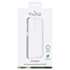 Puro Nude 0.3 Samsung A13 4G A135 przeźroczysty|transparent SGA134G03NUDETR цена и информация | Чехлы для телефонов | kaup24.ee