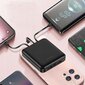 Akupank Mini Powerbank with Cables, microUSB, USB-C, Lightning, USB 20000 mAh цена и информация | Akupangad | kaup24.ee