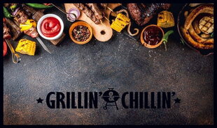 BBQ Grillin &Chillin puhastusmatt 67x120 cm hind ja info | Uksematid | kaup24.ee