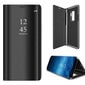 Blun Smart Clear Glass View Fix Book Samsung Galaxy S22 Plus 5G (S906B) Must hind ja info | Telefoni kaaned, ümbrised | kaup24.ee