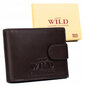 Meeste naturaalsest nahast rahakott Always Wild, pruun hind ja info | Meeste rahakotid | kaup24.ee