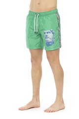 Meeste ujumispüksid Bikkembergs Beachwear, rohelised hind ja info | Ujumispüksid, shortsid | kaup24.ee